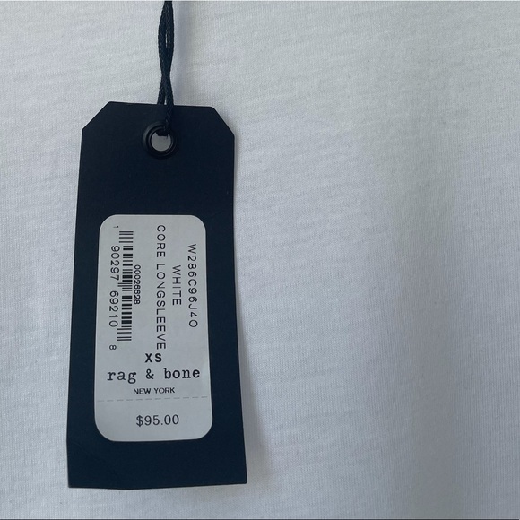 NWT rag & bone Core Long Sleeve Top - Picture 7 of 10